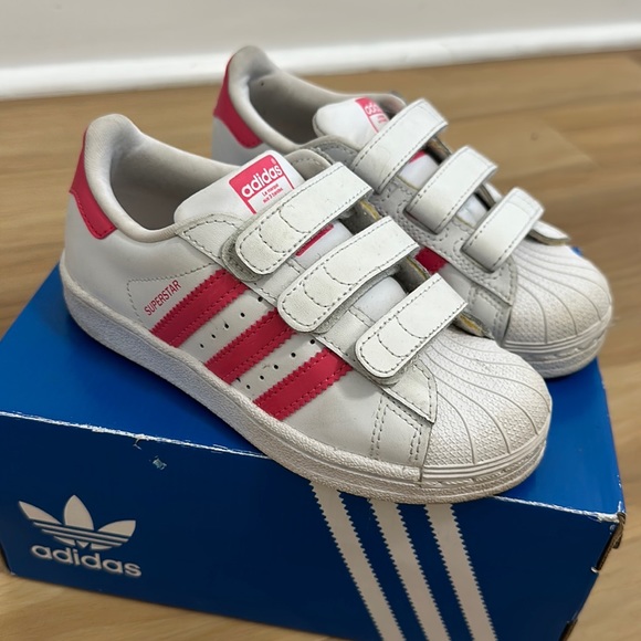 Adidas Girls' Superstar Velcro Sneakers Adidas Girls' Superstar Velcro Sneakers